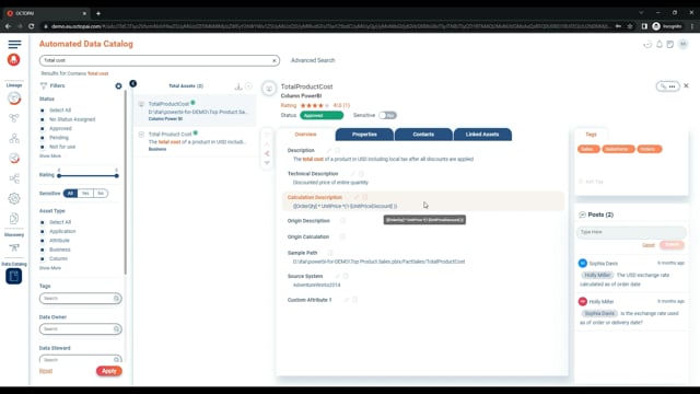 Automated Data Catalog