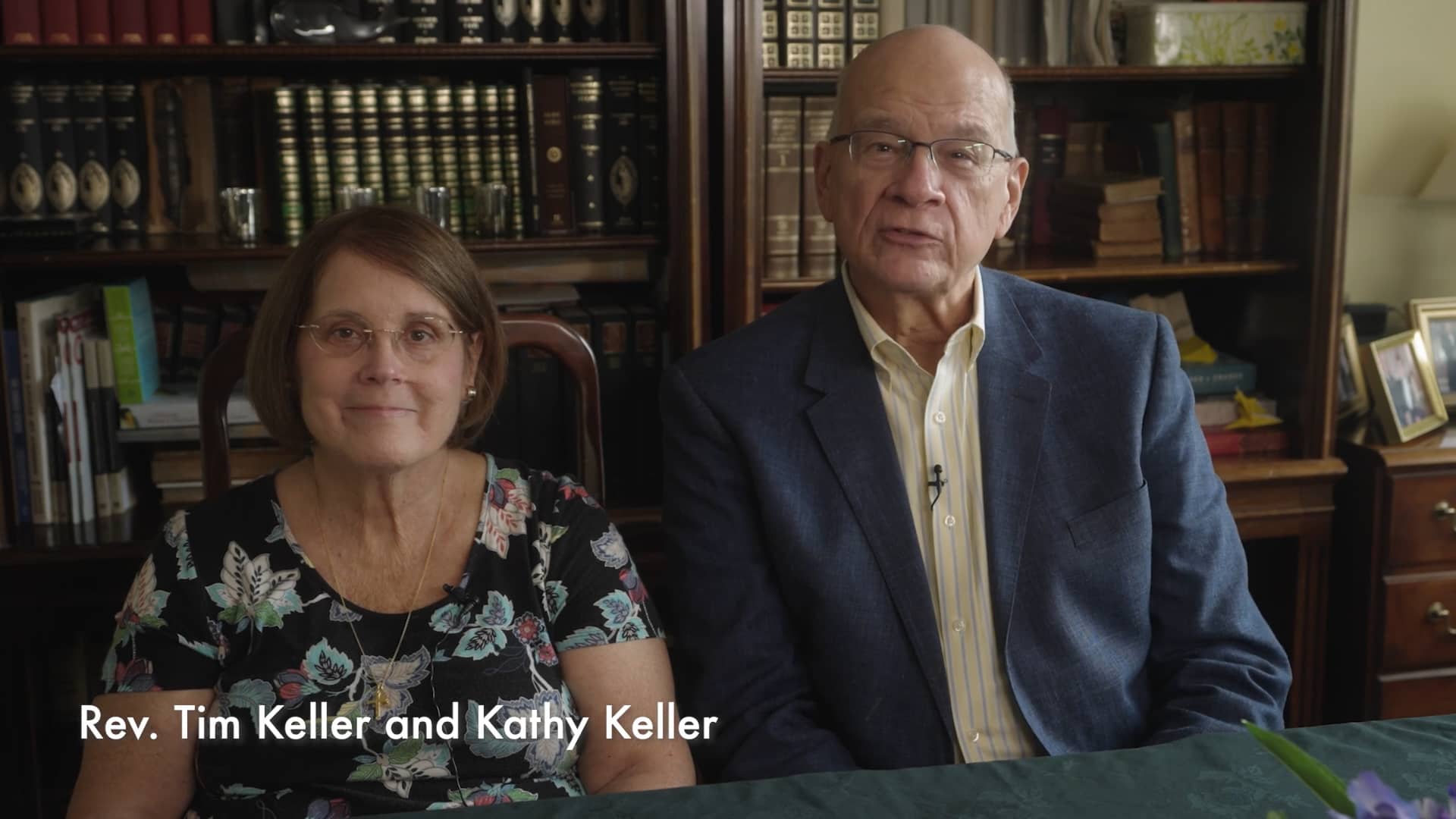 A Special Message from Rev. Tim and Kathy Keller on Vimeo