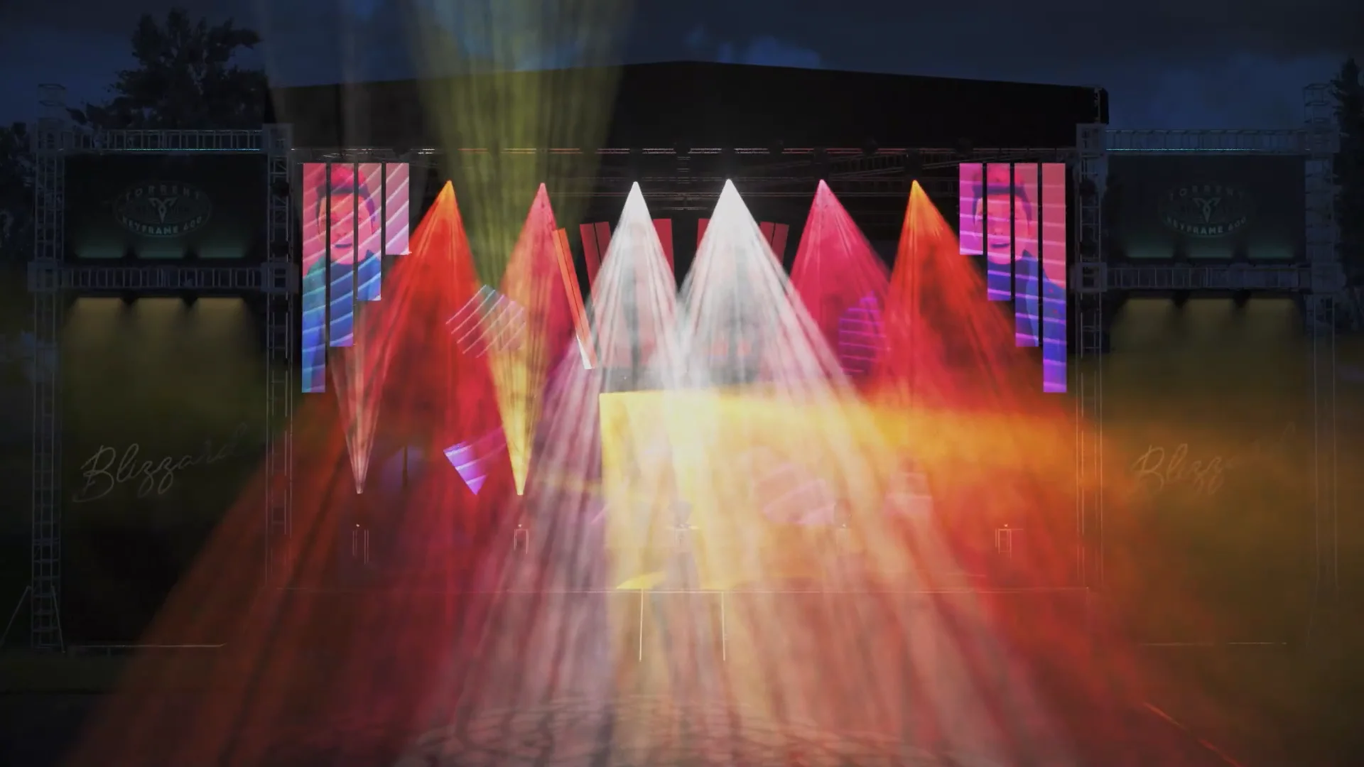 Torrent™ Keyframe 600 LED Profile Spot, CMY+CTO Color Mixing