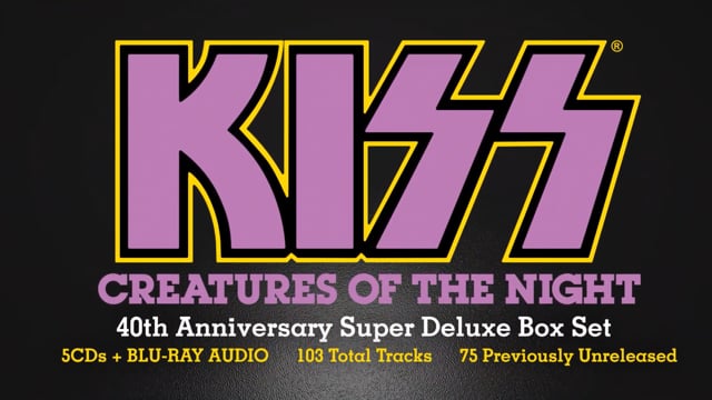 KISS Creatures Of The Night 40th Anniversary Super Deluxe Boxset