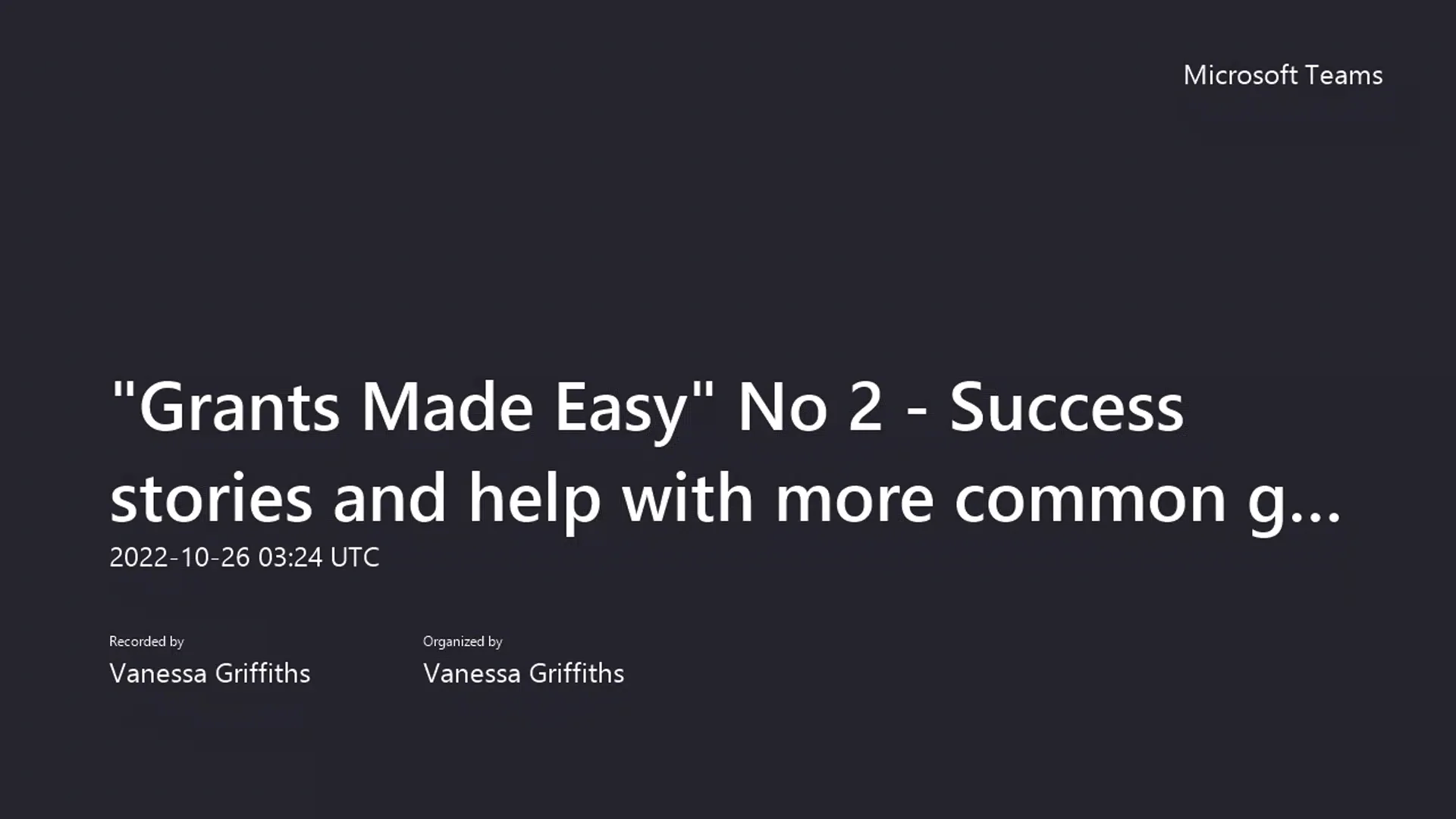 Grants Made Easy_ No 2 Success stories and help with more common