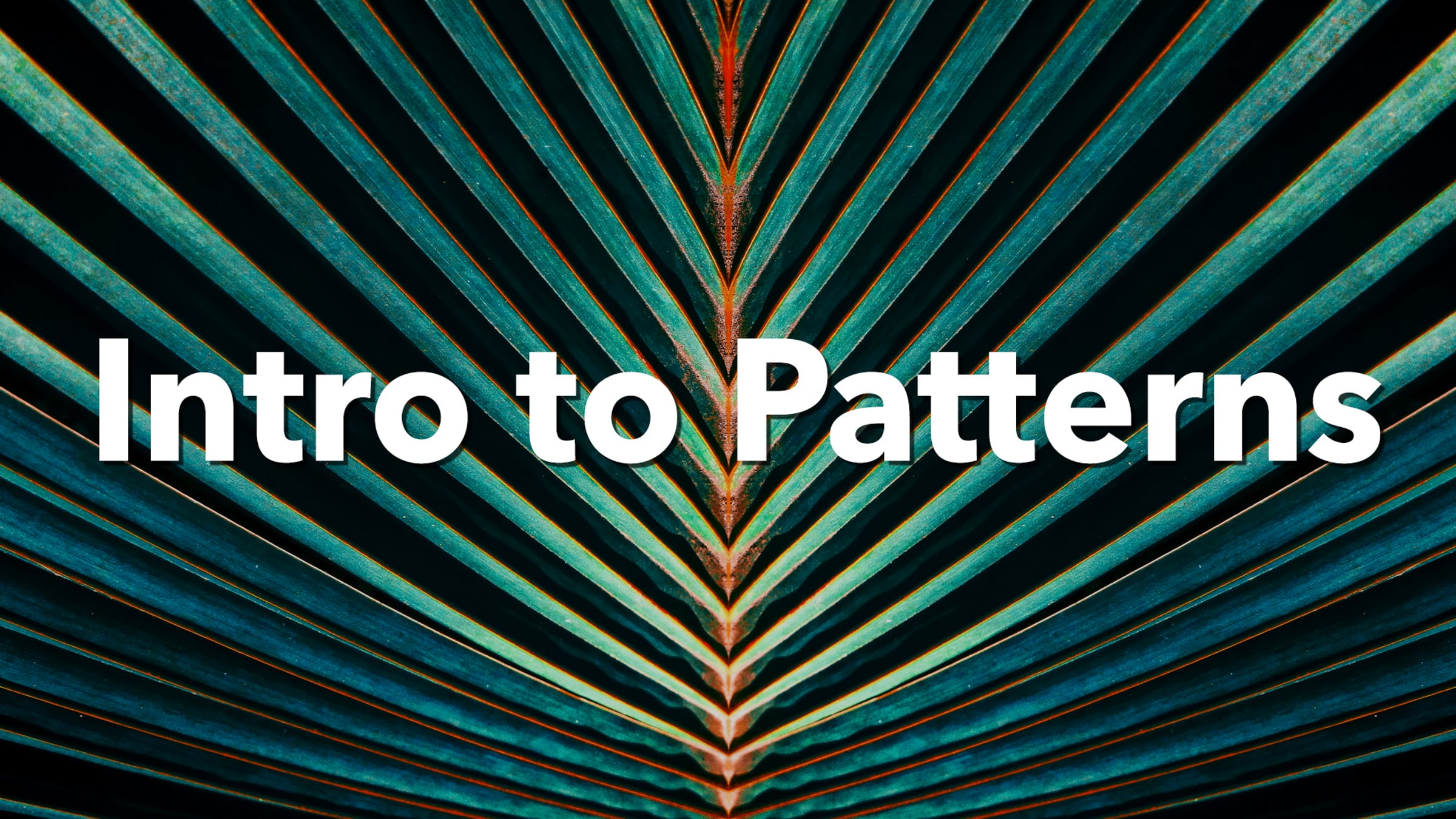 Intro to Patterns | Videos & Movies on Vimeo