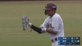 【みやざきPL】2打席連続!! イーグルス・黒川史陽 右中間を破る2ベースヒット!! 2022年10月27日  東北楽天ゴールデンイーグルス 対 中日ドラゴンズ