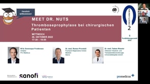 Thromboseprophylaxe bei chirurgischen Patienten, 26.10.2022