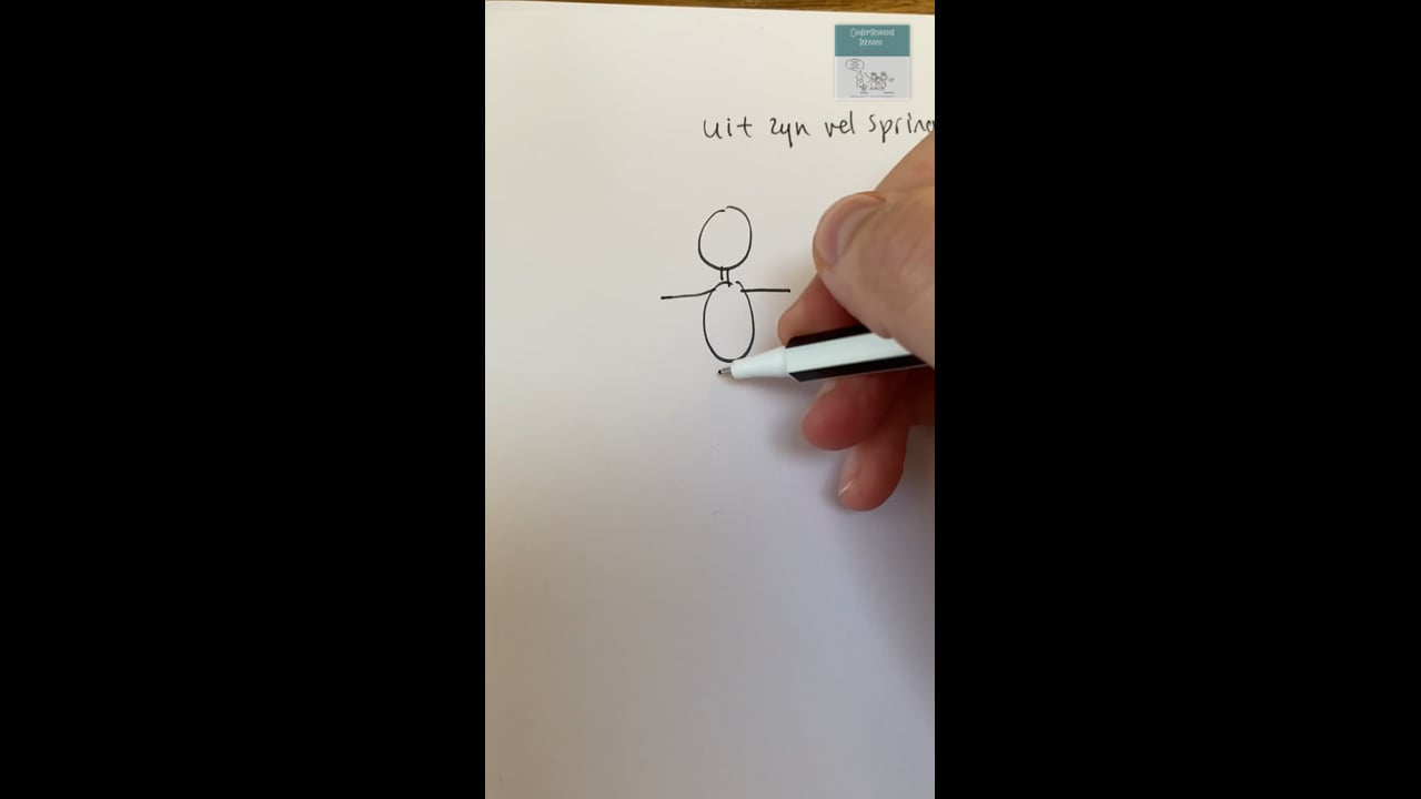 Uit zijn vel springen