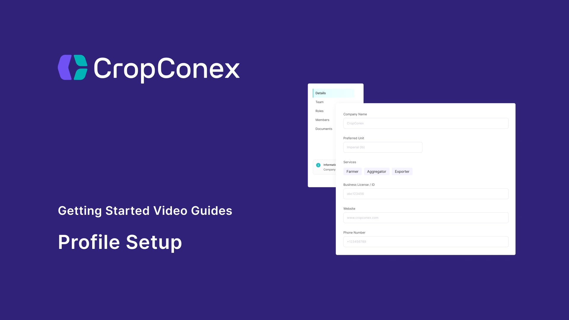 Profile Setup on Vimeo