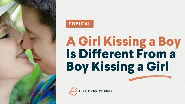 Same kiss, diffrent girl, 5 year diffrence, same reaction. 13 vs 18. W