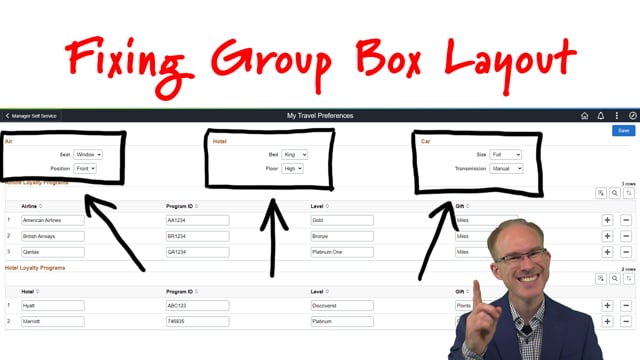 Fixing the Group Box Layout