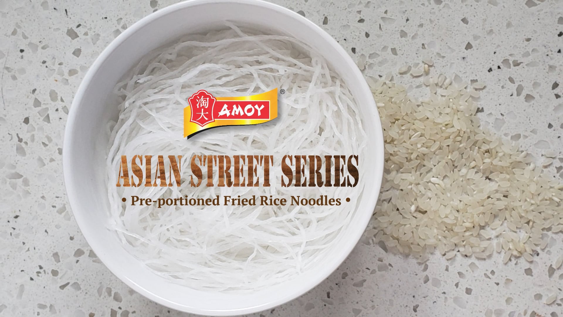 Amoy Street Series PrePortioned Fried Rice Noodles on Vimeo