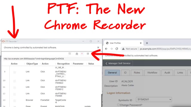 PTF: The New Chrome Recorder Test Drive!