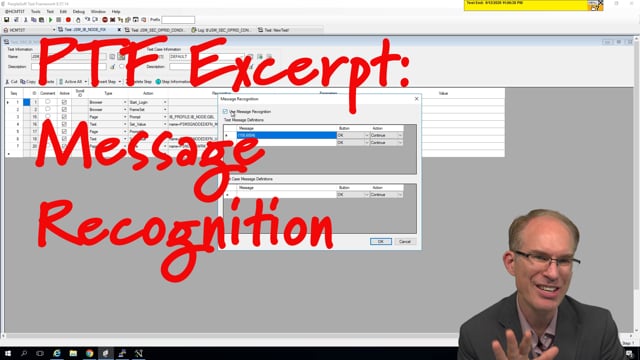PTF Excerpt: About Message Recognition