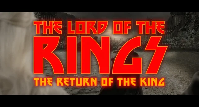 The Lord Of The Rings The Return Of The King Logo