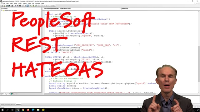 PeopleSoft REST HATEOAS