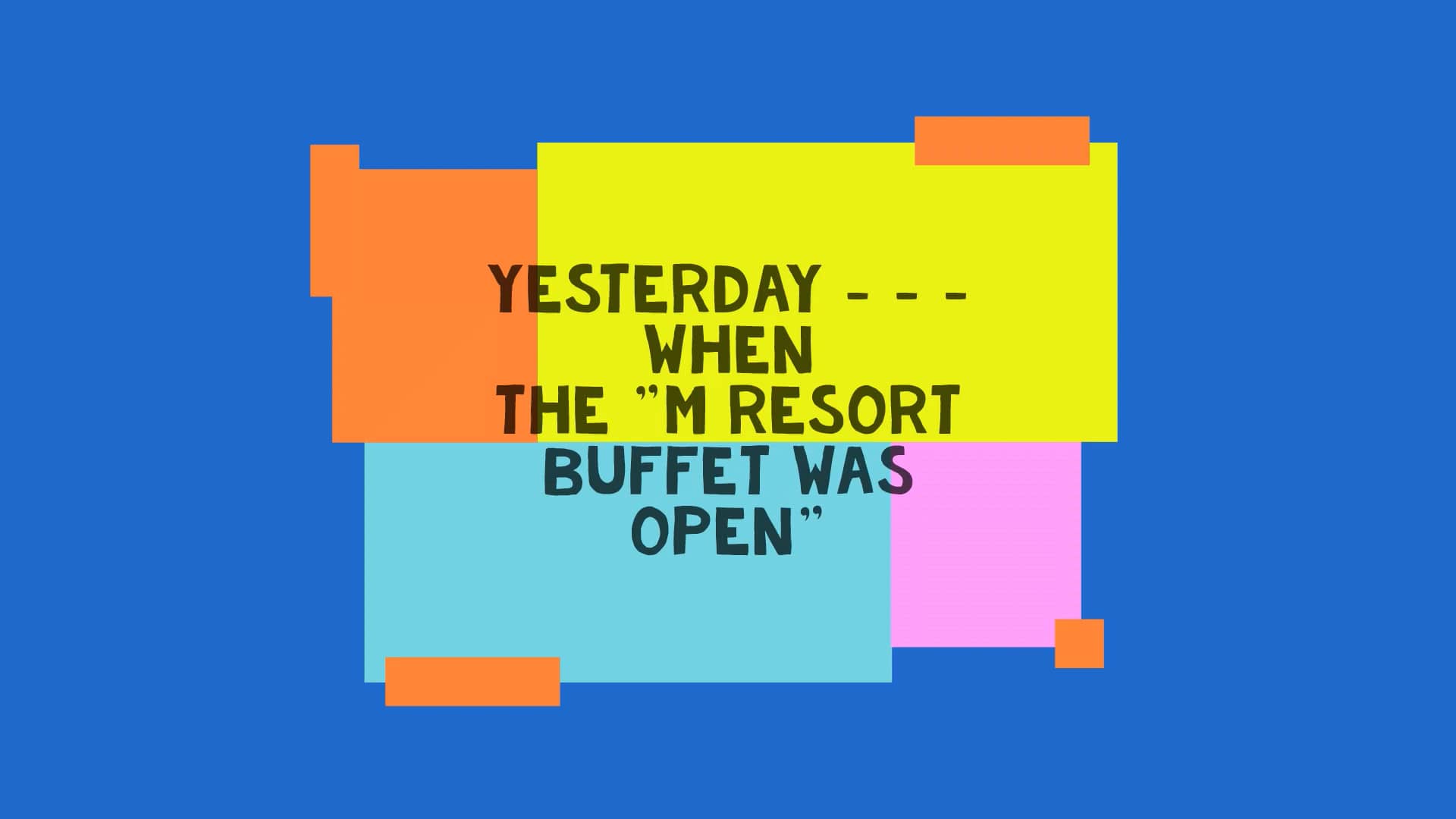 YESTERDAY Throwback for on Vimeo