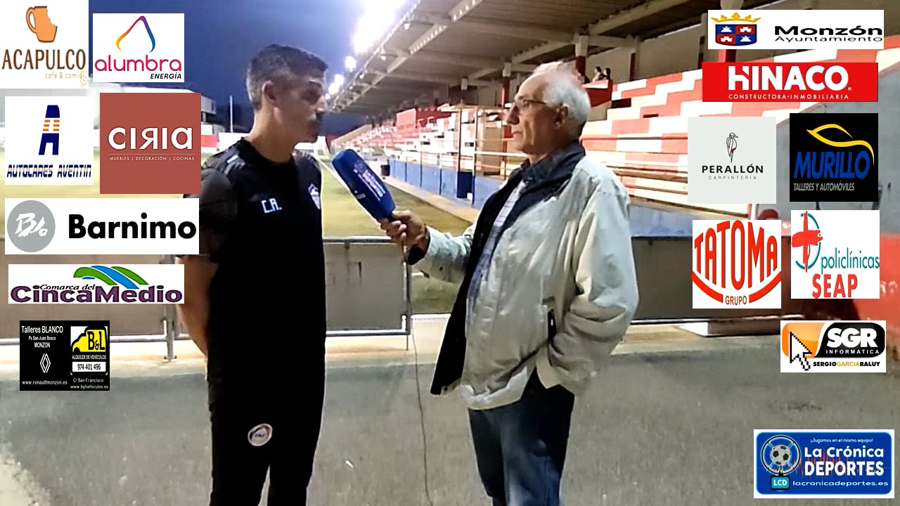 LA PREVIA / Robres - At.Monzón  Alumbra / J 8 / Cristian Abad (Entrenador At Monzón) 3ª División