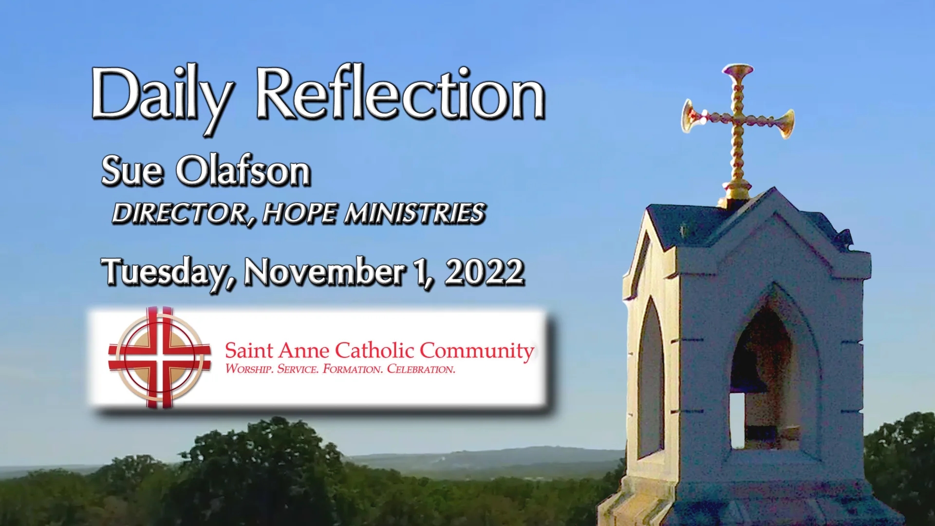 Daily Reflection for Tuesday, November 1, 2022 on Vimeo