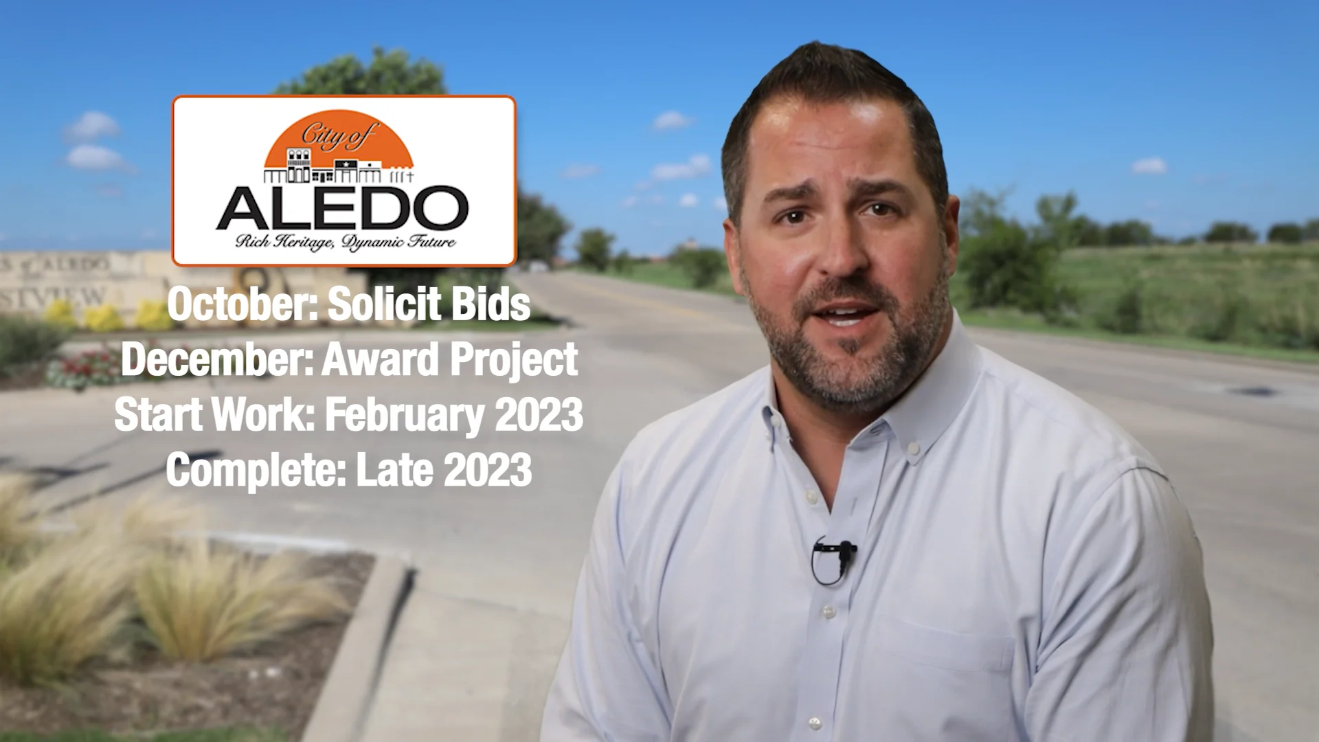 Aledo Rebuilding Bailey Ranch Road on Vimeo