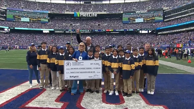 New York Giants Present $25,000 Check to San Miguel - Hudson Valley Press