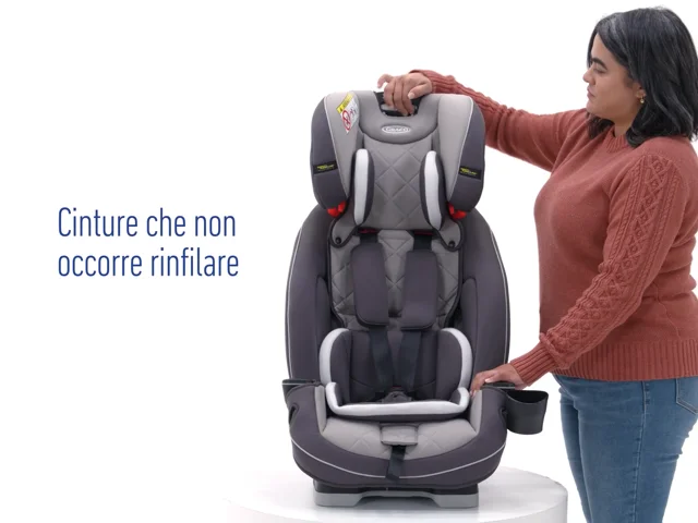 Seggiolino Auto Graco Slim LX con Isofix Iron - Futura Mamma