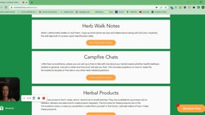 Sneak Peek at Herb Walk Notes