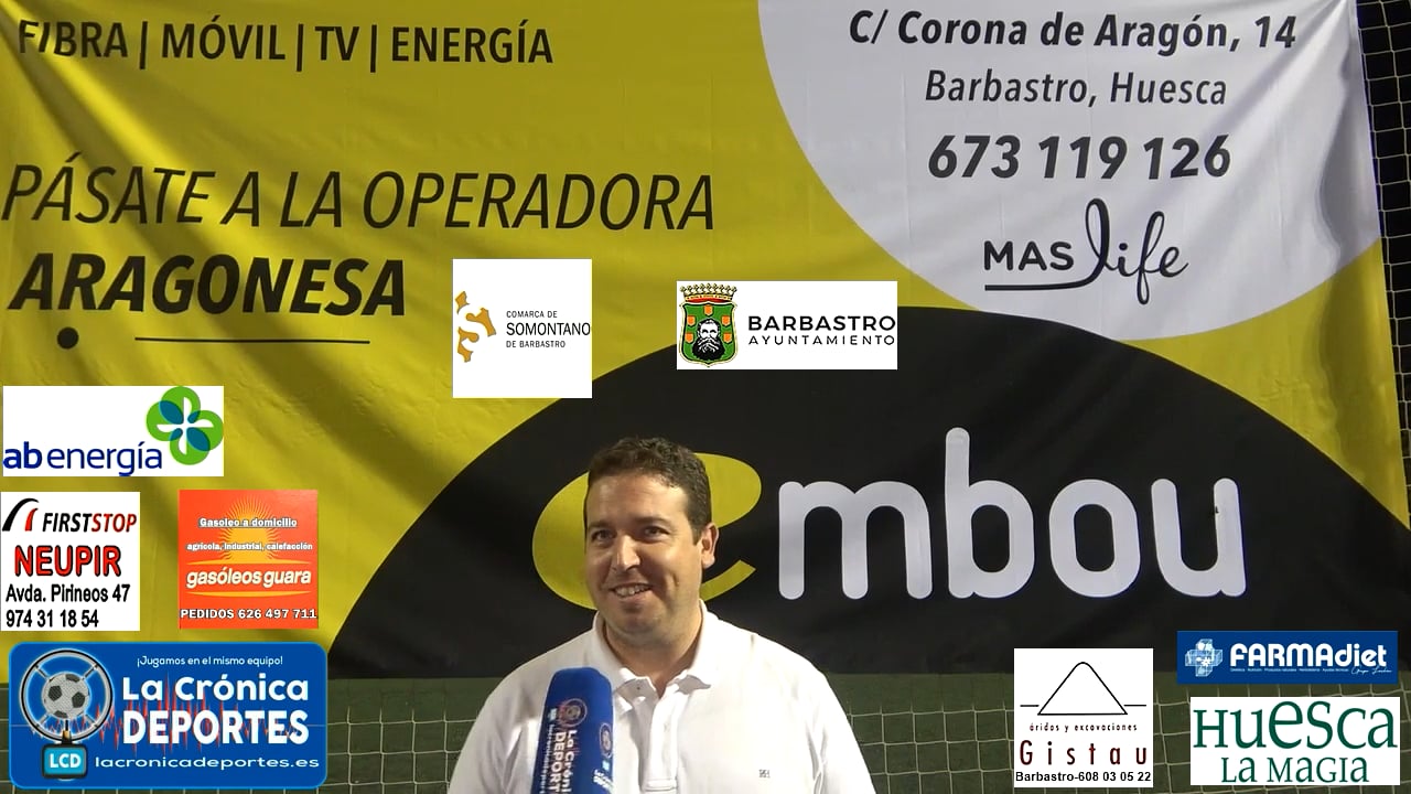 GUILLERMO REVILLA (Directivo Responsable del Barbastro B Somontano) Analizamos cómo ha sido la planificación de una nueva temporada con muchos cambios y el inicio de liga del equipo en la 2ª Regional Gr 2-2