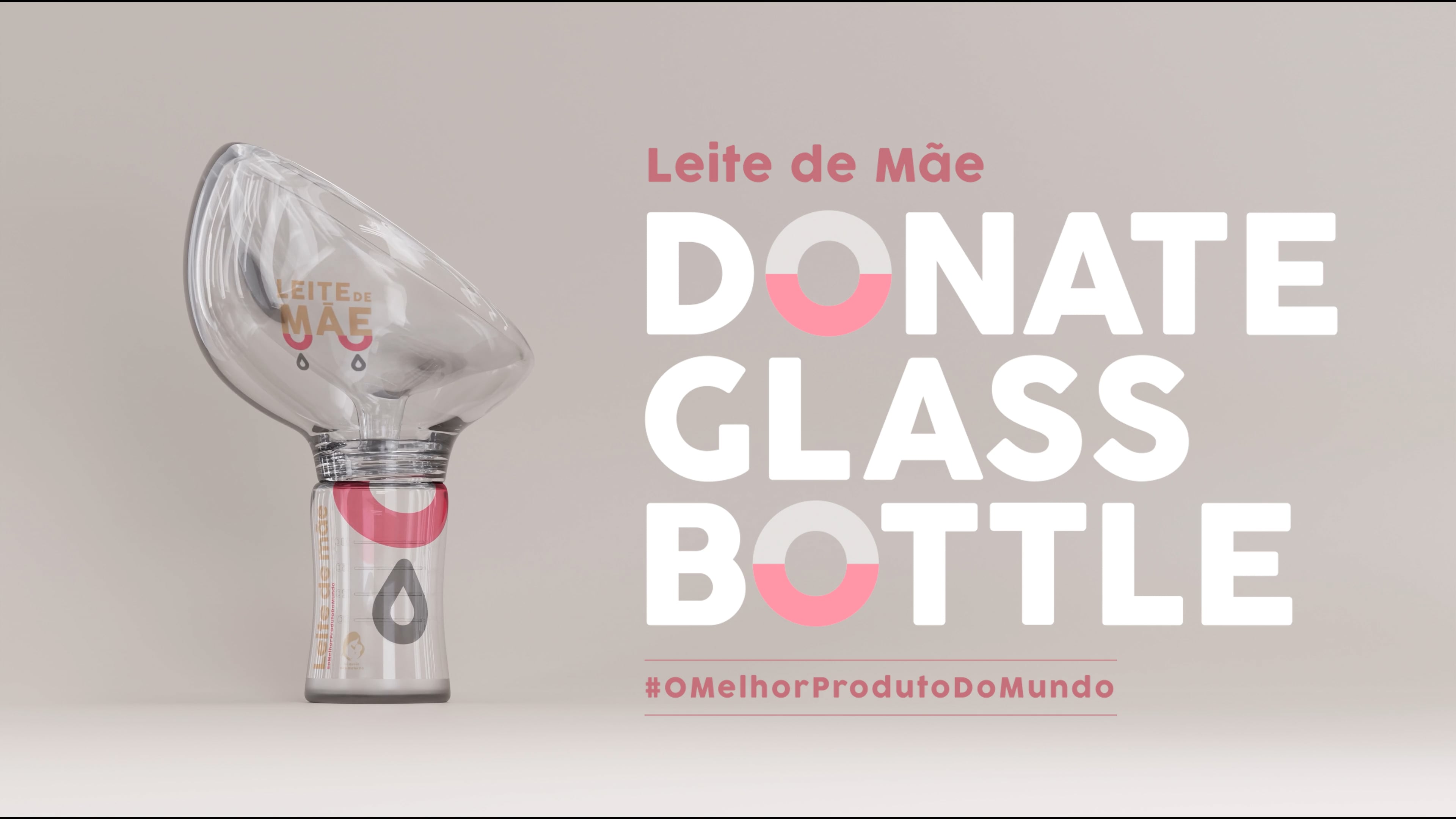 MOTHER'S MILK DONATION | GLASS BOTTLE CAMPAING