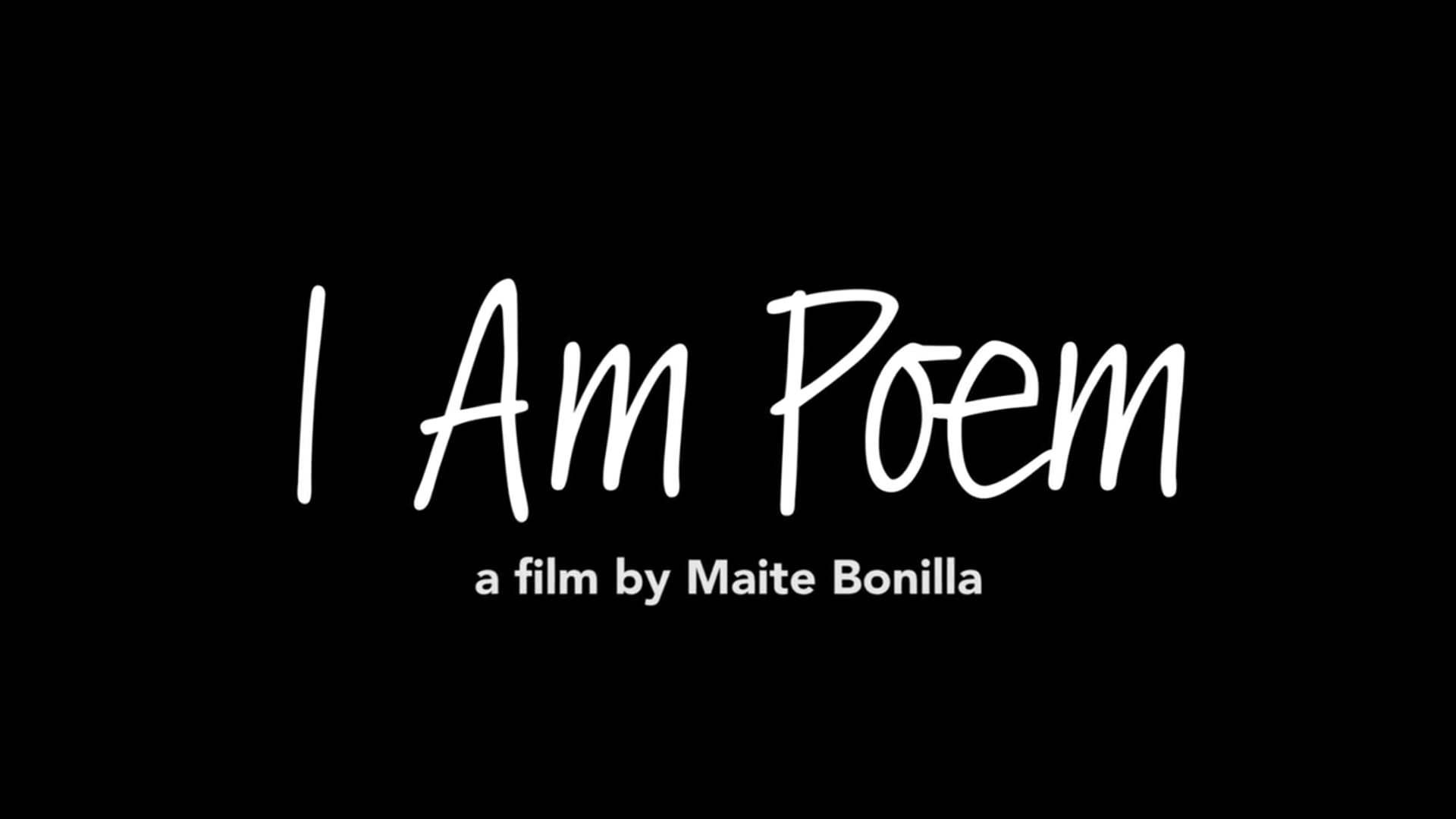 I Am Poem Teaser