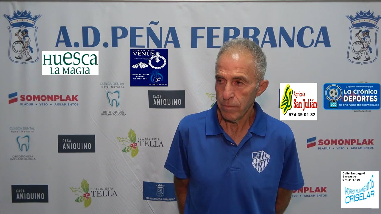 PABLO AGUILAR (Entrenador Graus) P Ferranca Tella 1-2 CF Graus / Jornada 8 / 1ª Regional Gr 2