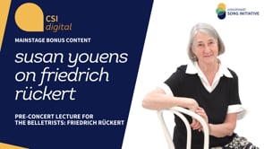 Susan Youens on Friedrich Rückert