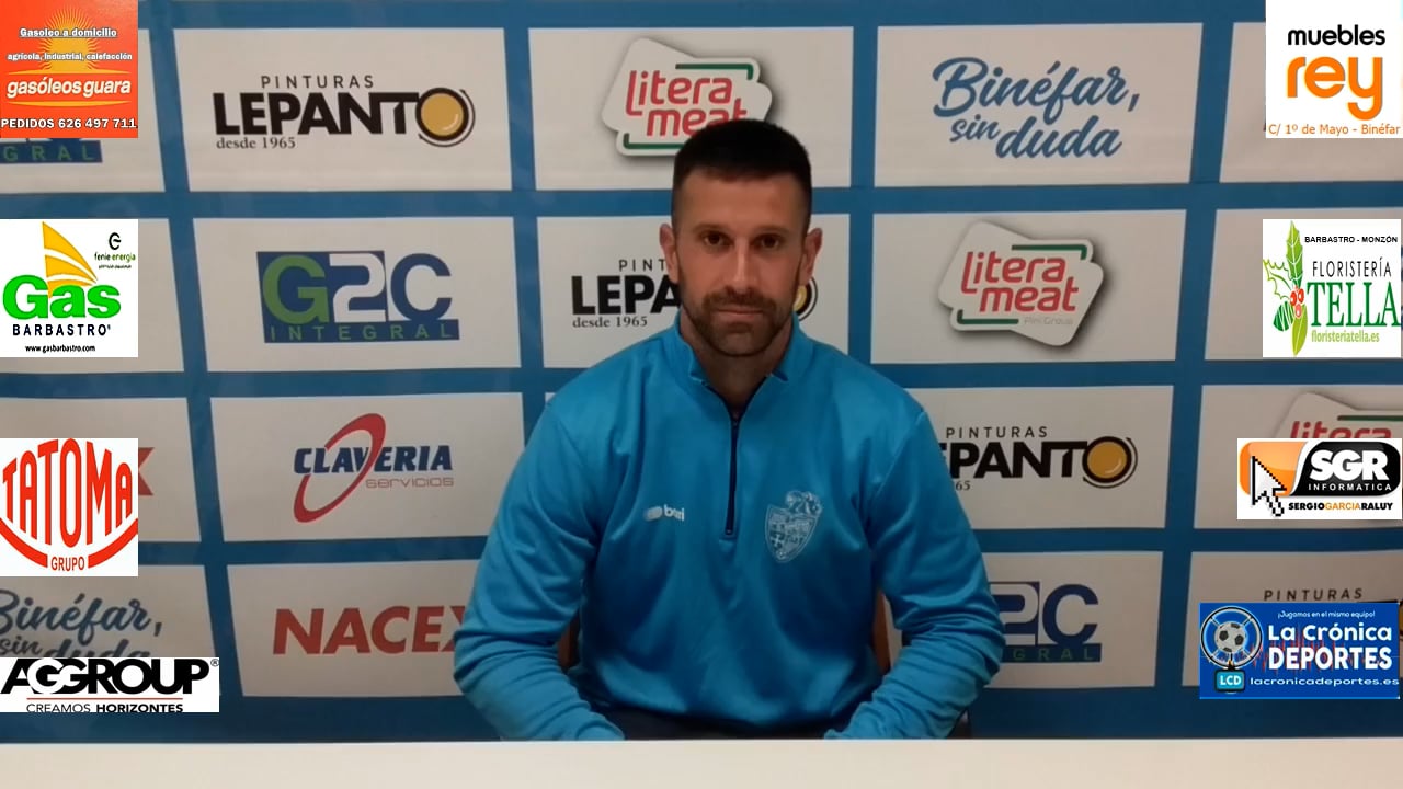 CÉSAR SAN AGUSTÍN (Jugador Binéfar) CD Binéfar 1-1 CDJ Tamarite / Jornada 8 / 3ª División