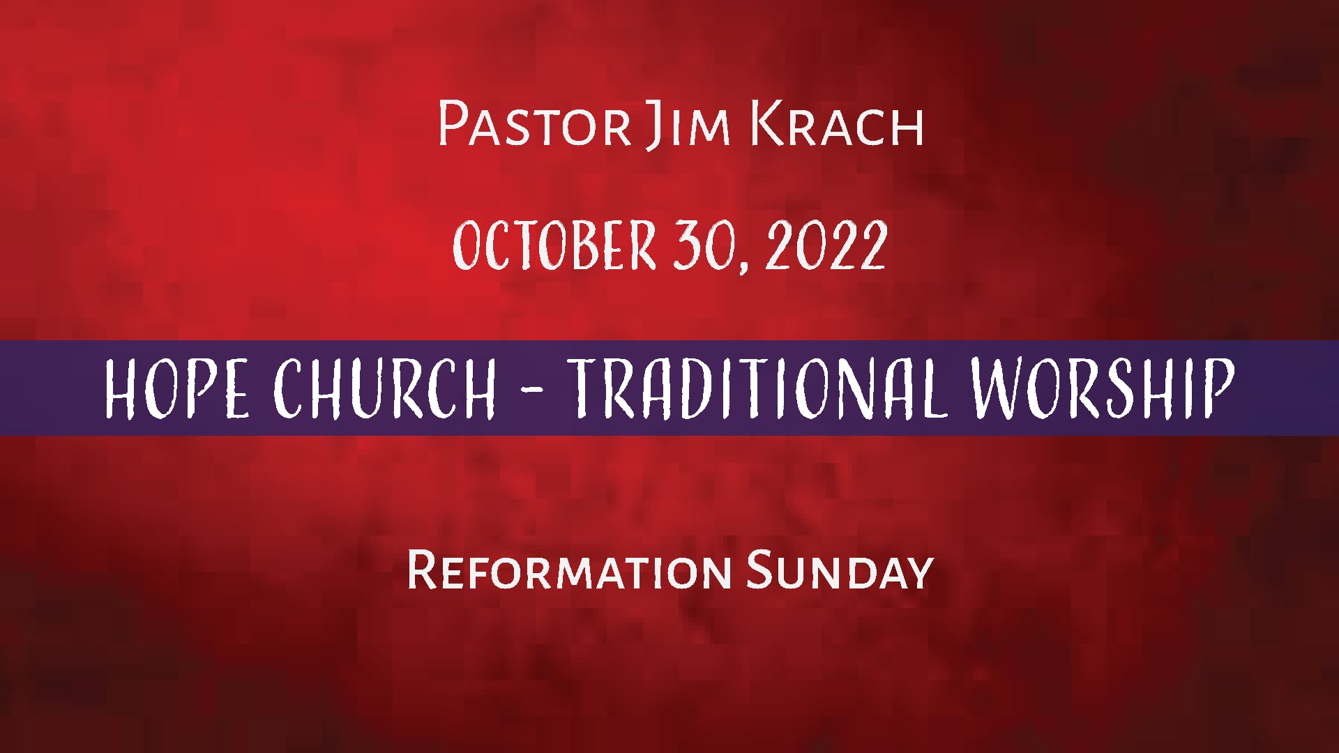 Hope Church - Traditional Worship October 10, 2022.mp4