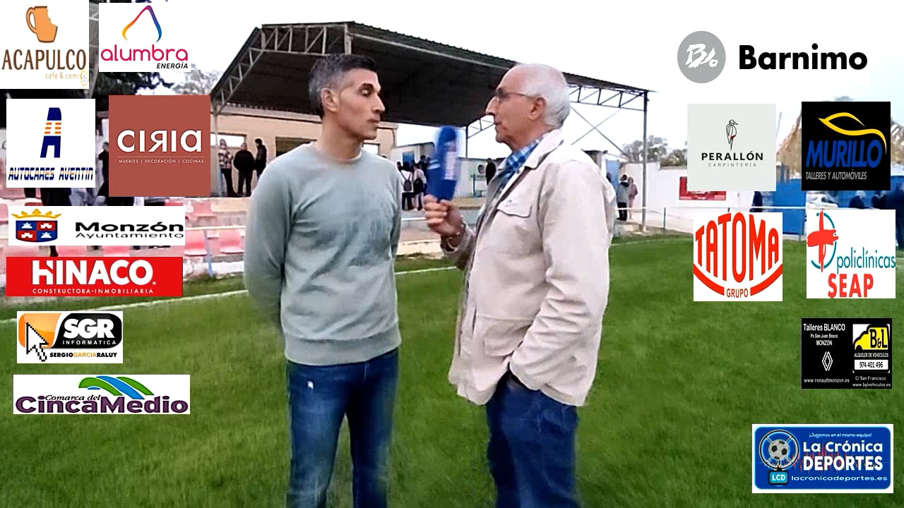 CRISTIAN ABAD (Entrenador Monzón) Robres 2-1 At.Monzón Alumbra / J 8 / 3ª División