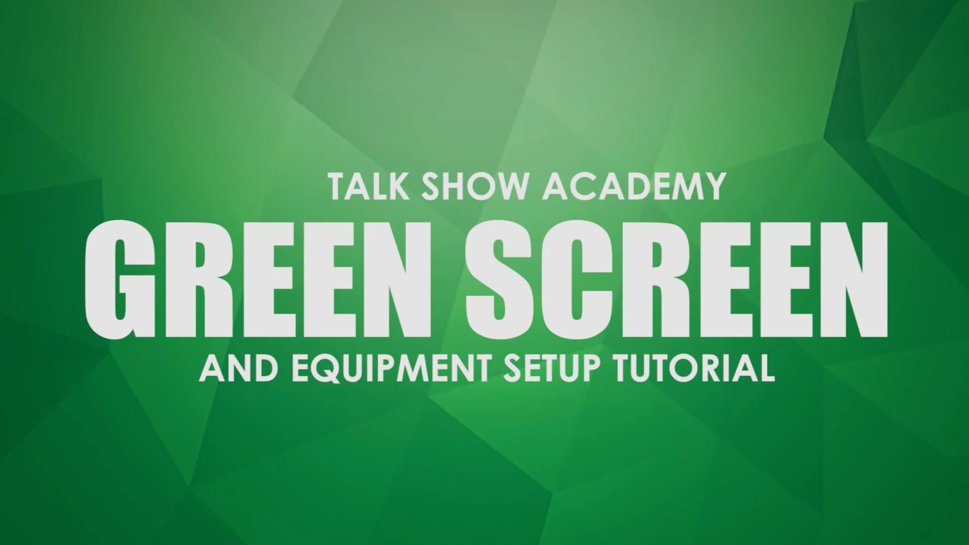 GREEN SCREEN TUTORIAL VIDEO.mpeg on Vimeo