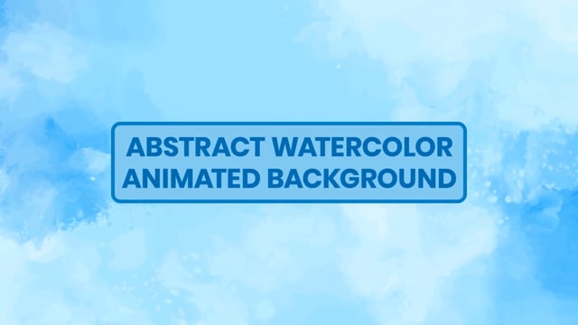 Abstract Watercolour Animated Background