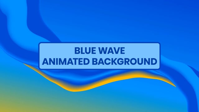 Blue Wave Animated Background