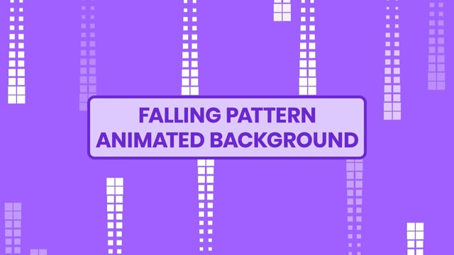 Falling Pattern Animated Background
