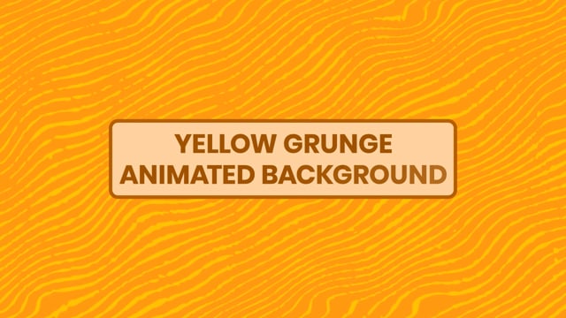 Yellow Grunge Animated Background