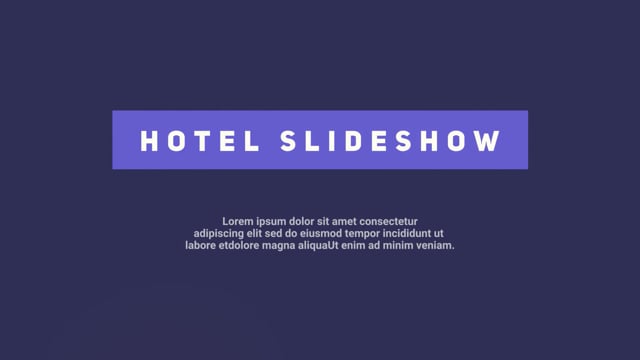 Hotel Slideshow