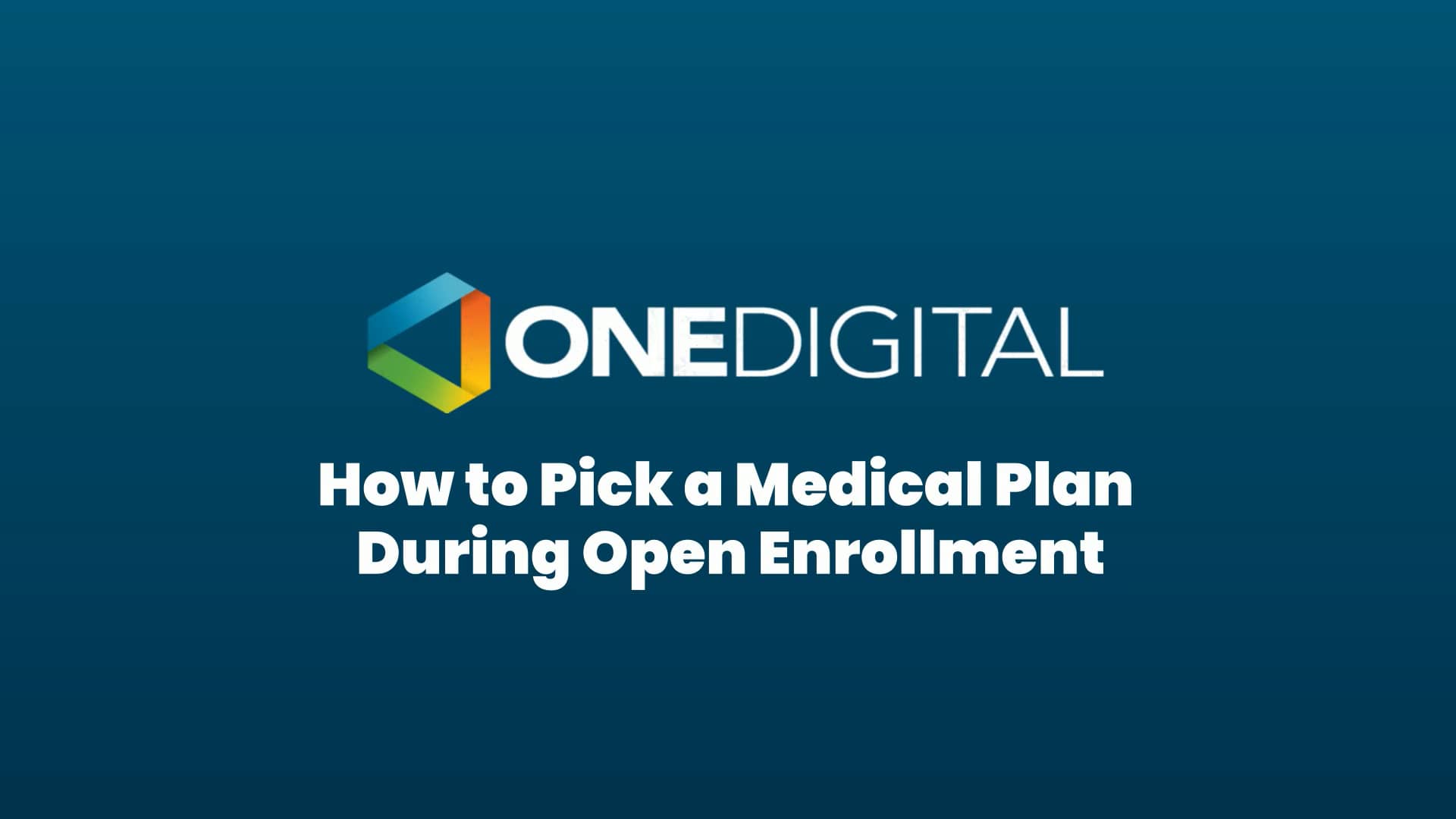 The Breakroom How to Pick a Medical Plan on Vimeo