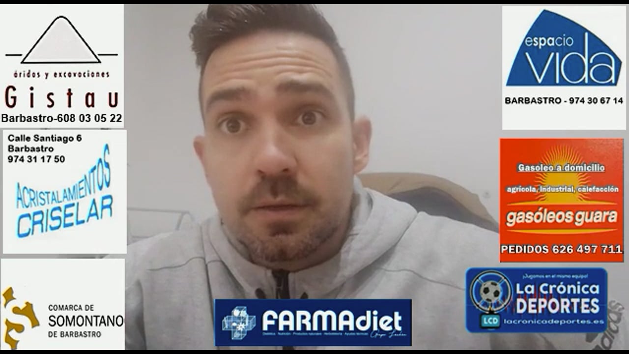 DIEGO CABEZA (Entrenador La Almunia) CD Utrillas 1-0 CD La Almunia / Jornada 8 / 3ª División