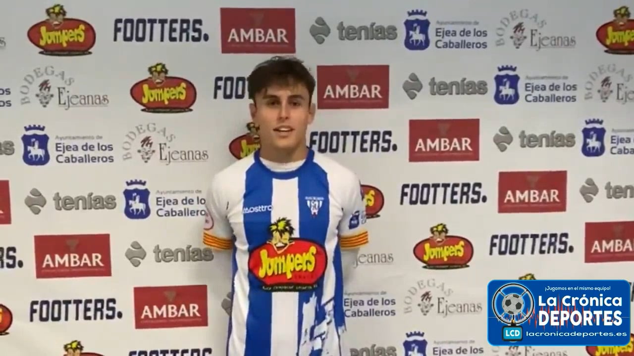 JAVI TUDELA (Jugador Ejea) SD Ejea 6-1 CD Cariñena / Jornada 8 / 3ª División / Fuente: Facebook SD Ejea