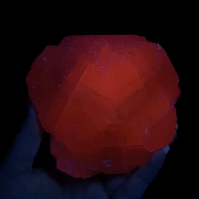 Calcite (manganese-bearing) (fluorescent!)