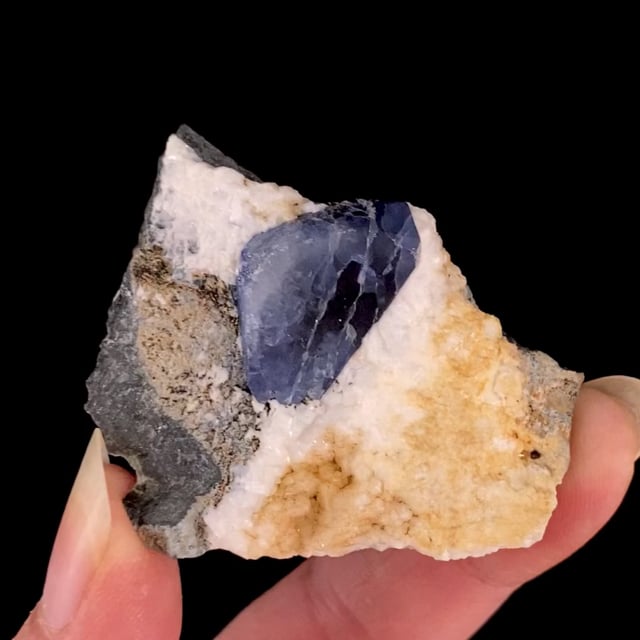 Benitoite (large crystal)