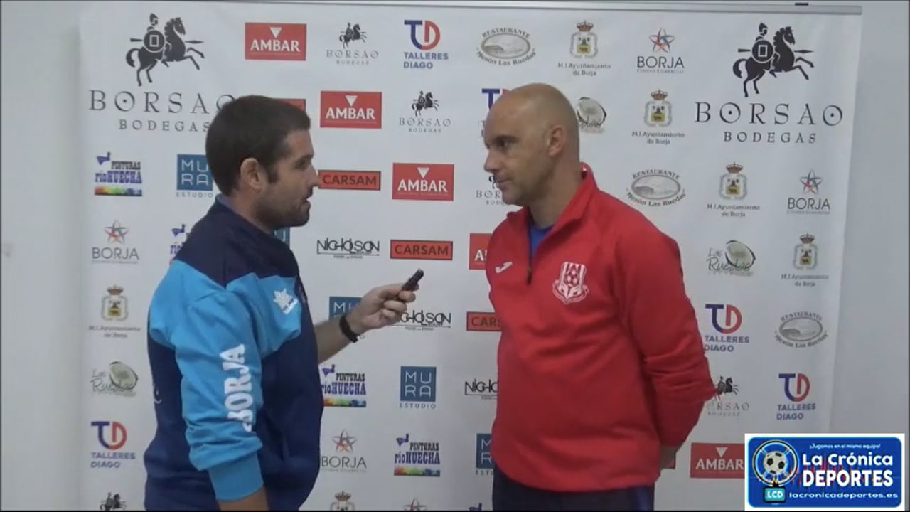 DAVID RINCÓN (Entrenador San José) SD Borja 2-1 UD San José / Jornada 7 / Regional Preferente Gr 2 / Fuente: YouTube Raúl Futbolero