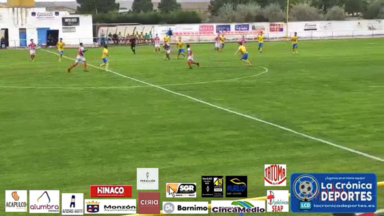 (RESUMEN y GOLES) Robres 2-1 At.Monzón Alumbra / J 8 / 3ª División