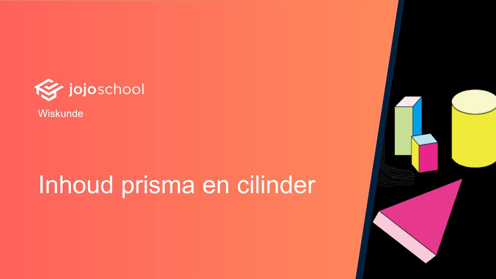 Inhoud prisma en cilinder