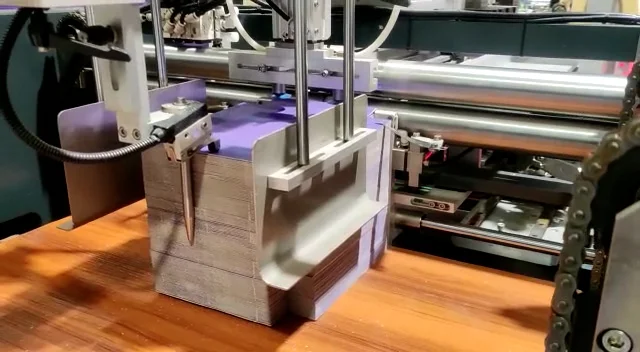 Box making machine on Vimeo
