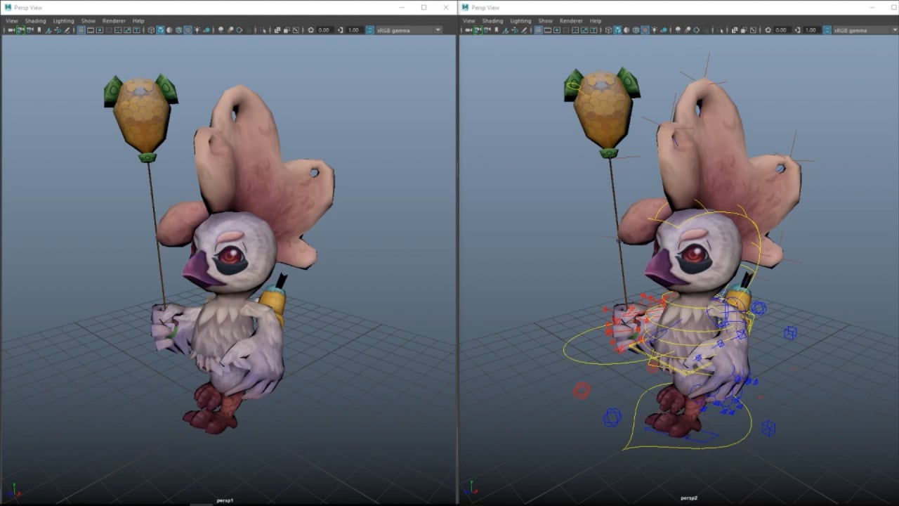 Chicken Rig Walk Cycle on Vimeo