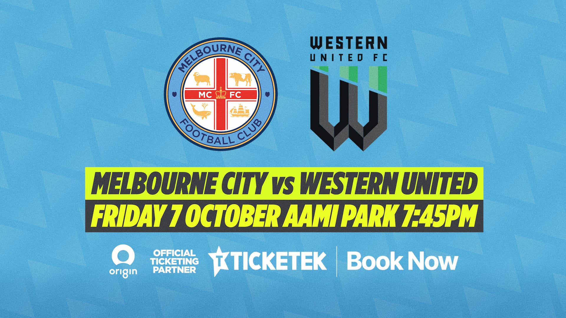 A-League Round 1: Melbourne City FC v Western United 30s TVC