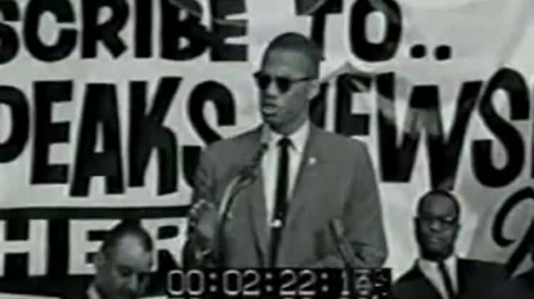 Malcolm X (1992) Opening Speech - With English Subtitles on Vimeo